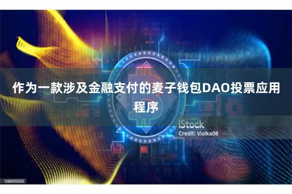 作为一款涉及金融支付的麦子钱包DAO投票应用程序
