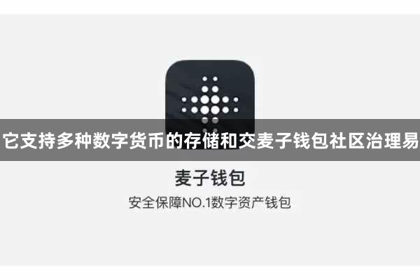 它支持多种数字货币的存储和交麦子钱包社区治理易